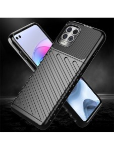 Thunder Case Flexible Tough Rugged Cover TPU Case for Motorola Moto G100 / Edge S black
