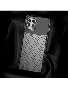 Thunder Case Flexible Tough Rugged Cover TPU Case for Motorola Moto G100 / Edge S black