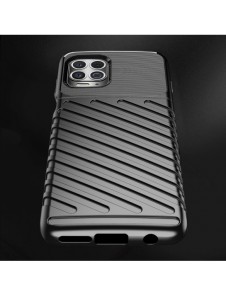 Thunder Case Flexible Tough Rugged Cover TPU Case for Motorola Moto G100 / Edge S black