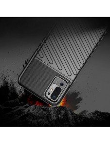 Thunder Case Flexible Tough Rugged Cover TPU Case for Xiaomi Redmi Note 10 5G / Poco M3 Pro blue