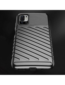 Thunder Case Flexible Tough Rugged Cover TPU Case for Xiaomi Redmi Note 10 5G / Poco M3 Pro blue