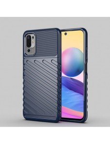 Thunder Case Flexible Tough Rugged Cover TPU Case for Xiaomi Redmi Note 10 5G / Poco M3 Pro blue