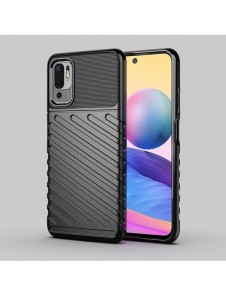 Thunder Case Flexible Tough Rugged Cover TPU Case for Xiaomi Redmi Note 10 5G / Poco M3 Pro black