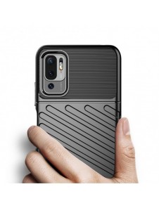 Thunder Case Flexible Tough Rugged Cover TPU Case for Xiaomi Redmi Note 10 5G / Poco M3 Pro black