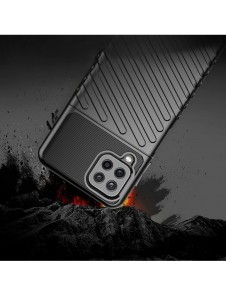 Thunder Case Flexible Tough Rugged Cover TPU Case for Samsung Galaxy A22 4G blue