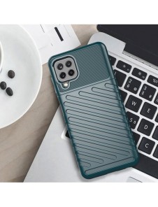 Thunder Case Flexible Tough Rugged Cover TPU Case for Samsung Galaxy A22 4G black