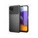 Thunder Case Flexible Tough Rugged Cover TPU Case for Samsung Galaxy A22 5G black