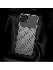 Thunder Case Flexible Tough Rugged Cover TPU Case for Samsung Galaxy A22 5G black