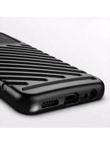 Thunder Case Flexible Tough Rugged Cover TPU Case for Samsung Galaxy A22 5G black