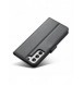Magnet Case elegant bookcase type case with kickstand for Samsung Galaxy S21 FE black