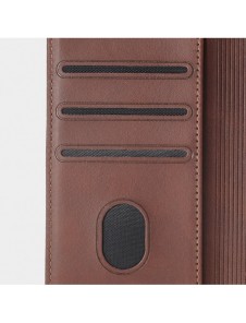Magnet Case elegant bookcase type case with kickstand for Samsung Galaxy S21 FE black