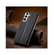 Magnet Case elegant bookcase type case with kickstand for Samsung Galaxy S21 FE black
