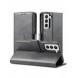 Magnet Case elegant bookcase type case with kickstand for Samsung Galaxy S21 FE black