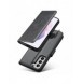 Magnet Case elegant bookcase type case with kickstand for Samsung Galaxy S21 FE black