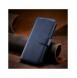 Magnet Case elegant bookcase type case with kickstand for Samsung Galaxy S21 FE blue