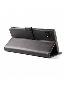 Magnet Case elegant bookcase type case with kickstand for Samsung Galaxy A22 5G black