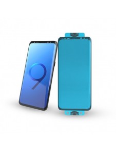3D Edge Nano Flexi Glass Hybrid Full Screen Protector with frame for Samsung Galaxy S21+ 5G (S21 Plus 5G) black