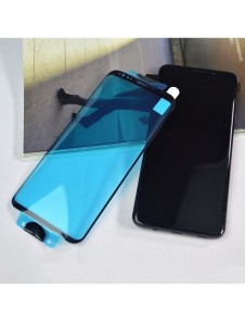3D Edge Nano Flexi Glass Hybrid Full Screen Protector with frame for Samsung Galaxy S21+ 5G (S21 Plus 5G) black