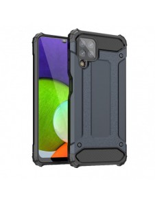 Hybrid Armor Case Tough Rugged Cover for Samsung Galaxy A22 4G blue