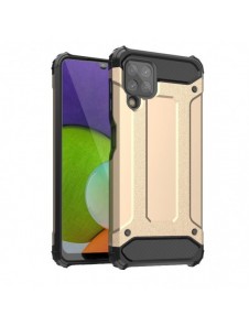 Hybrid Armor Case Tough Rugged Cover for Samsung Galaxy A22 4G golden