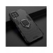 Ring Armor Case Kickstand Tough Rugged Cover for Samsung Galaxy A22 4G black
