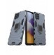 Ring Armor Case Kickstand Tough Rugged Cover for Samsung Galaxy A22 4G blue