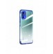 Clear Color Case Gel TPU Electroplating frame Cover for Xiaomi Redmi Note 10 5G / Poco M3 Pro blue