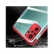 Clear Color Case Gel TPU Electroplating frame Cover for Xiaomi Redmi Note 10 5G / Poco M3 Pro red