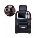 Car organizer for the seat foldable shelf mini car table black