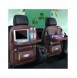Car organizer for the seat foldable shelf mini car table black