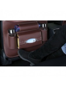 Car organizer for the seat foldable shelf mini car table black