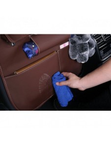 Car organizer for the seat foldable shelf mini car table black