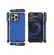 Honeycomb Case armor cover with TPU Bumper for iPhone 13 Pro blue