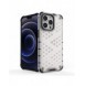 Honeycomb Case armor cover with TPU Bumper for iPhone 13 Pro blue