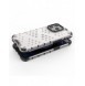 Honeycomb Case armor cover with TPU Bumper for iPhone 13 Pro blue