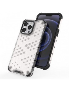 Honeycomb Case armor cover with TPU Bumper for iPhone 13 Pro green