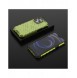 Honeycomb Case armor cover with TPU Bumper for iPhone 13 Pro green