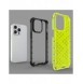Honeycomb Case armor cover with TPU Bumper for iPhone 13 Pro red
