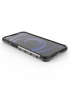 Honeycomb Case armor cover with TPU Bumper for iPhone 13 Pro red