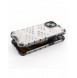 Honeycomb armored case with a gel frame iPhone 13 black