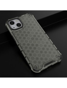 Honeycomb armored case with a gel frame iPhone 13 black