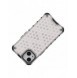 Honeycomb Case armor cover with TPU Bumper for iPhone 13 red