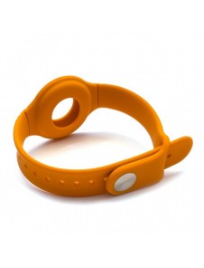 Silicone elastic case wristband wrist pendant case for Apple AirTag locator navy blue