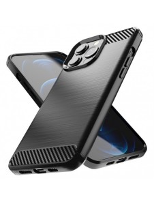 Carbon Case Flexible Cover TPU Case for iPhone 13 Pro Max black