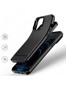 Carbon Case Flexible Cover TPU Case for iPhone 13 Pro Max black