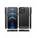Carbon Case Flexible Cover TPU Case for iPhone 13 Pro black