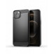 Carbon Case Flexible Cover TPU Case for iPhone 13 mini black