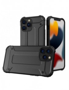 Hybrid Armor Case Tough Rugged Cover for iPhone 13 Pro Max black