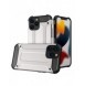 Hybrid Armor Case Tough Rugged Cover for iPhone 13 Pro Max silver