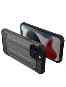 Hybrid Armor Case Tough Rugged Cover for iPhone 13 Pro black